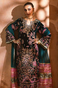 Annus Abrar | Mirha Winter Velour | Nerali (Shirt and Pants) - House Of Hania