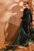 Annus Abrar | Mirha Winter Velour | Nirma Kalidar (Kalidar, Pants and Dupatta) - House Of Hania