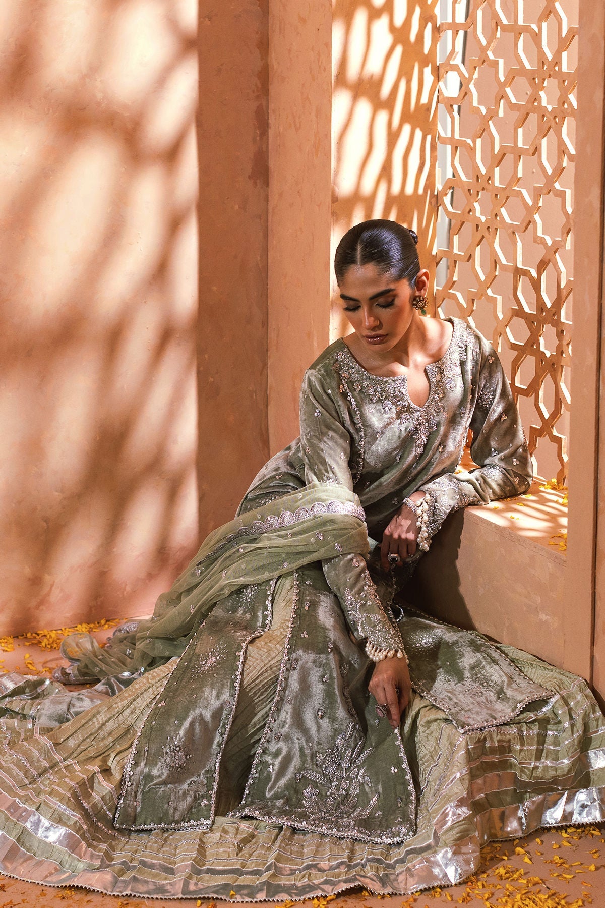 Annus Abrar | Mirha Winter Velour | Raajya - House Of Hania
