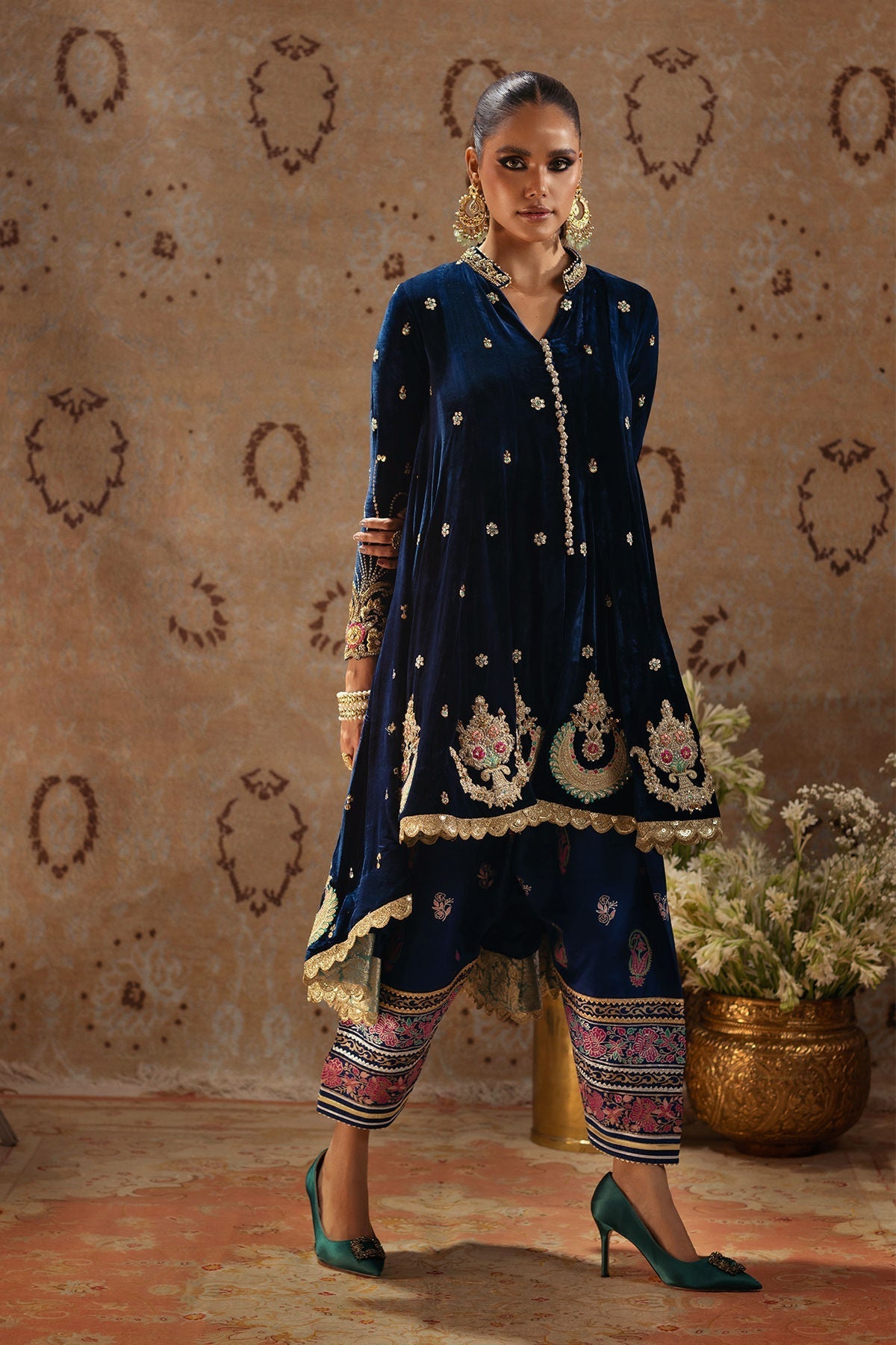 Annus Abrar | Mirha Winter Velour | Sheema - House Of Hania