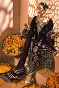 Annus Abrar | Mirha Winter Velour | Zolia (Shirt and Pants) - House Of Hania