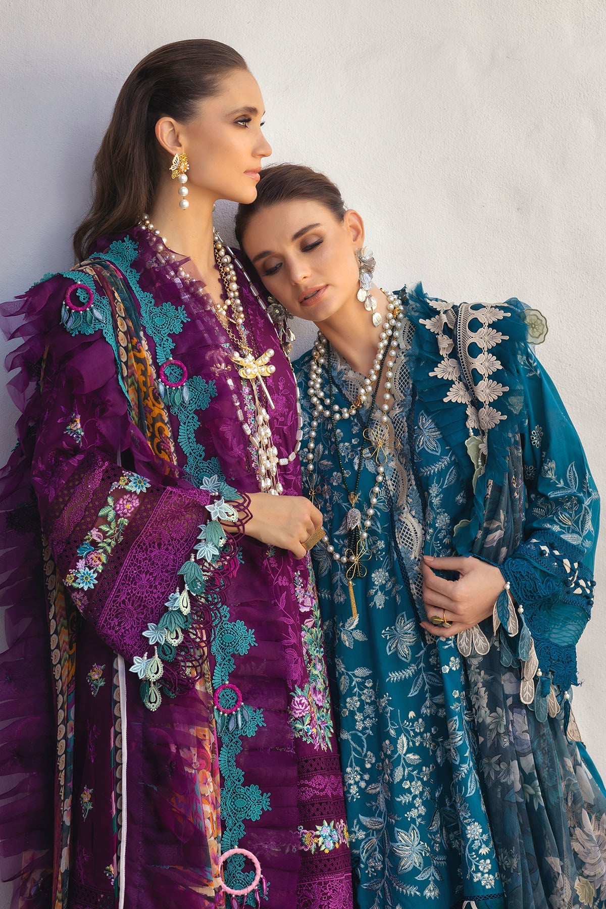 Annus Abrar | Neroli Luxury Lawn | Zoila - House Of Hania