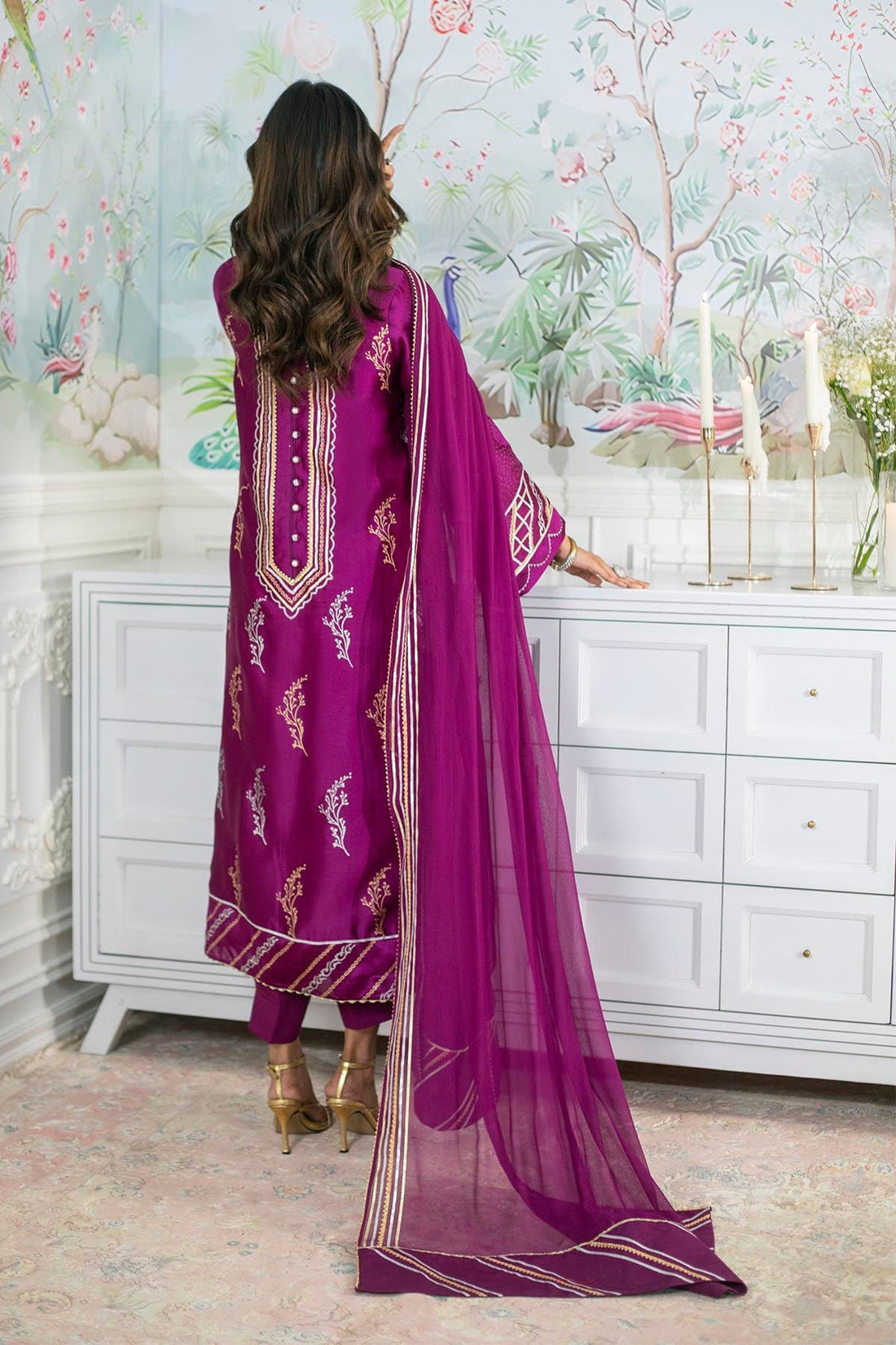 Annus Abrar | Sehr Eid Luxe | Emery - Violet - House Of Hania