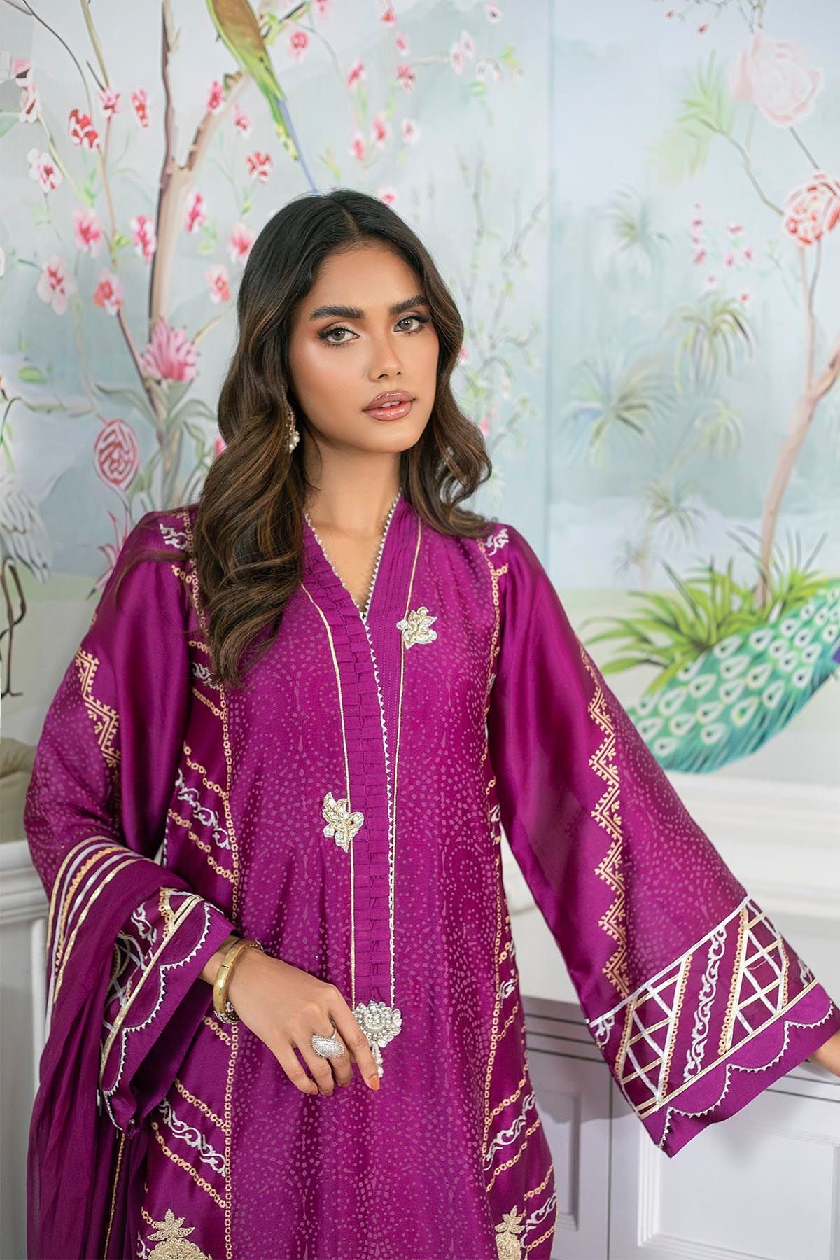 Annus Abrar | Sehr Eid Luxe | Emery - Violet - House Of Hania