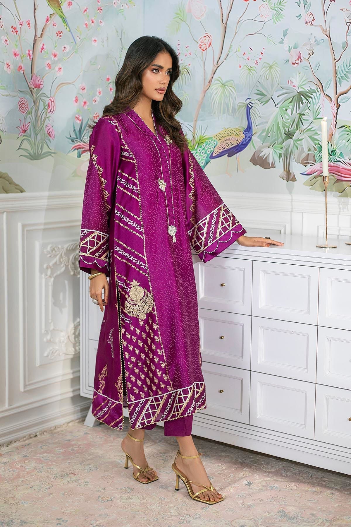 Annus Abrar | Sehr Eid Luxe | Emery - Violet - House Of Hania