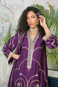 Annus Abrar | Sehr Eid Luxe | Izali Aubergine - House Of Hania