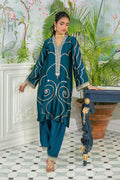 Annus Abrar | Sehr Eid Luxe | Izali Deep Teal - House Of Hania