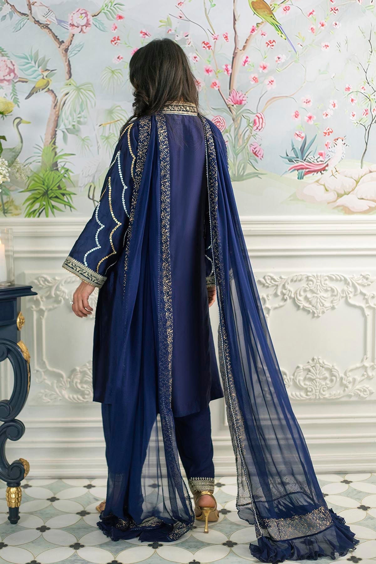 Annus Abrar | Sehr Eid Luxe | Izali Midnight - House Of Hania