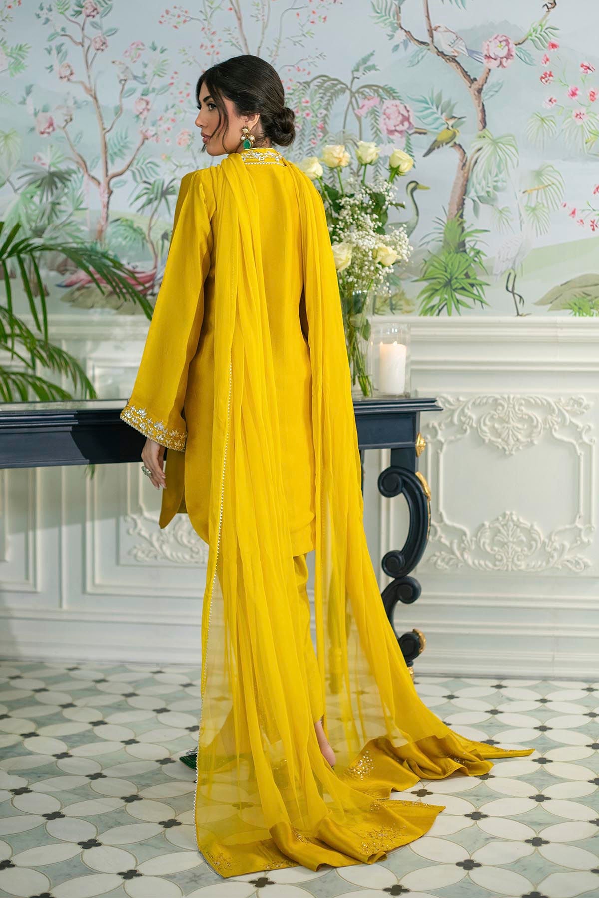 Annus Abrar | Sehr Eid Luxe | Melanie Daffodil - House Of Hania