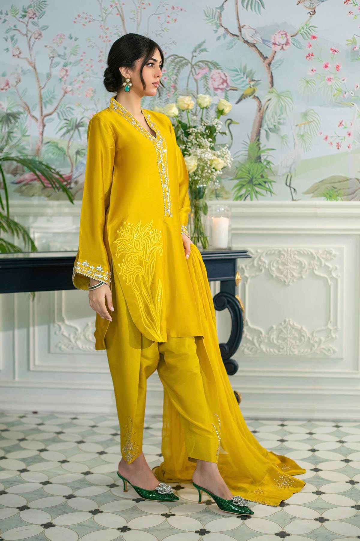 Annus Abrar | Sehr Eid Luxe | Melanie Daffodil - House Of Hania