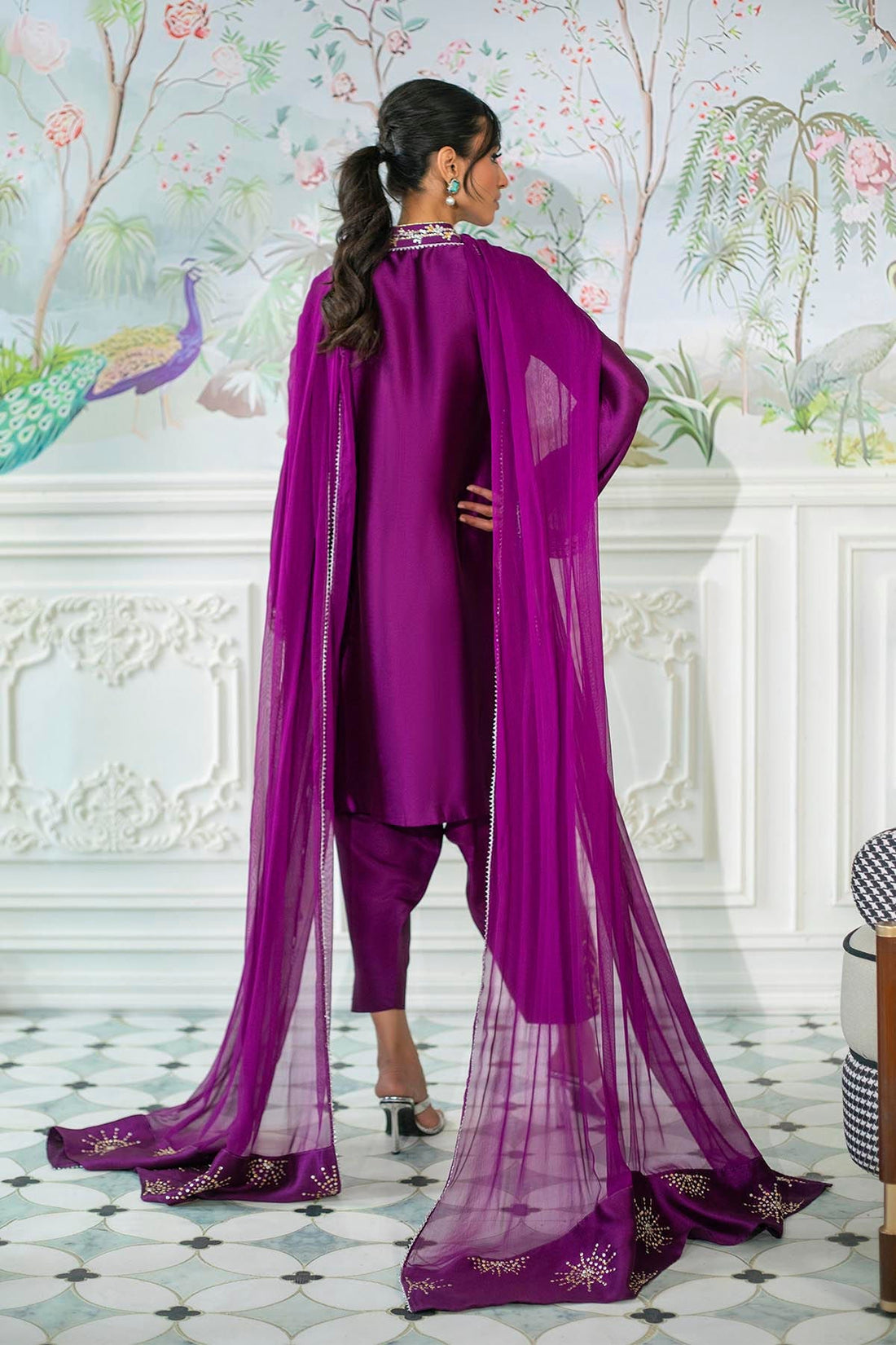 Annus Abrar | Sehr Eid Luxe | Melanie Plum - House Of Hania