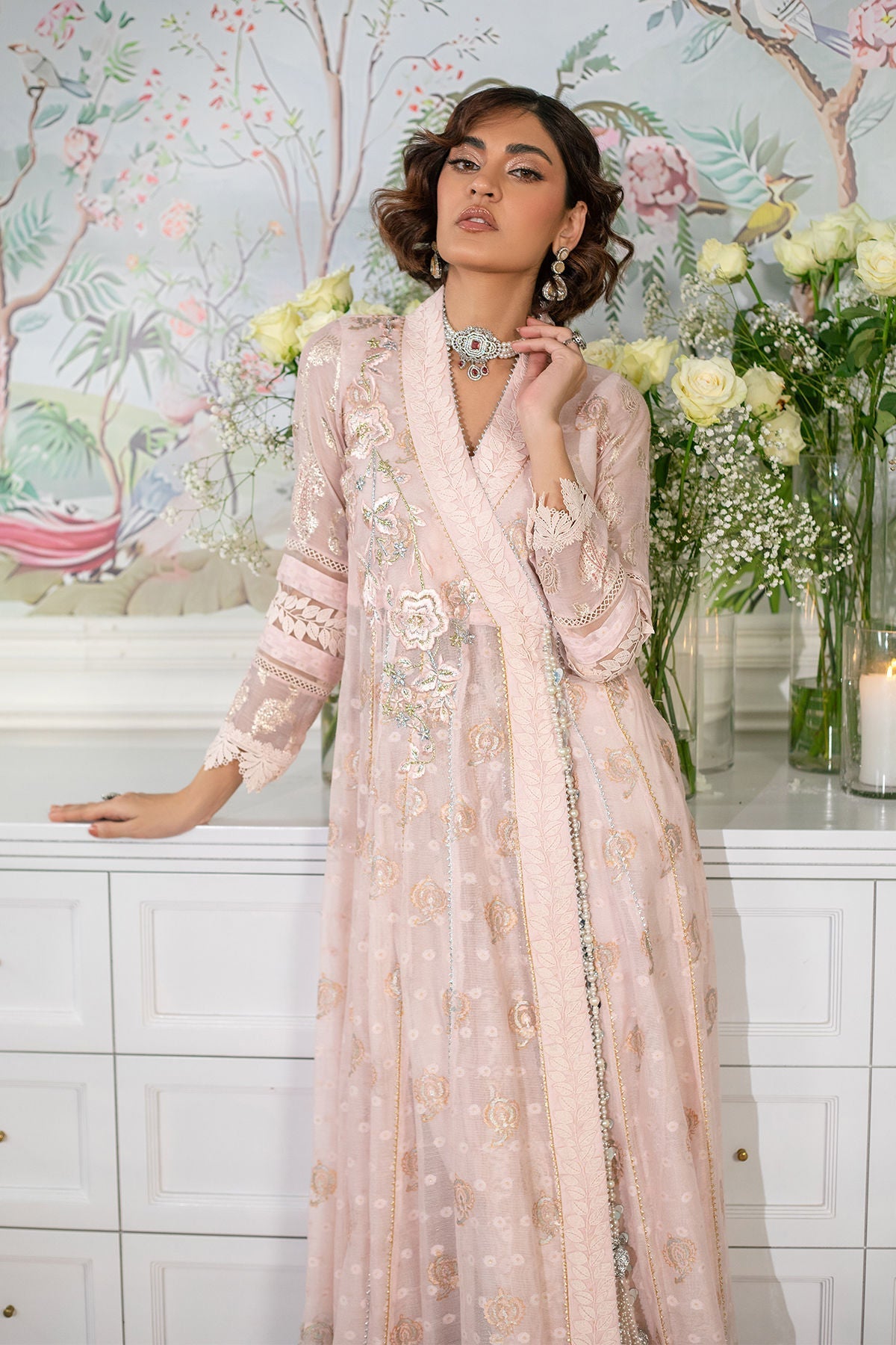 Annus Abrar | Sehr Eid Luxe | Nadi Blush - House Of Hania