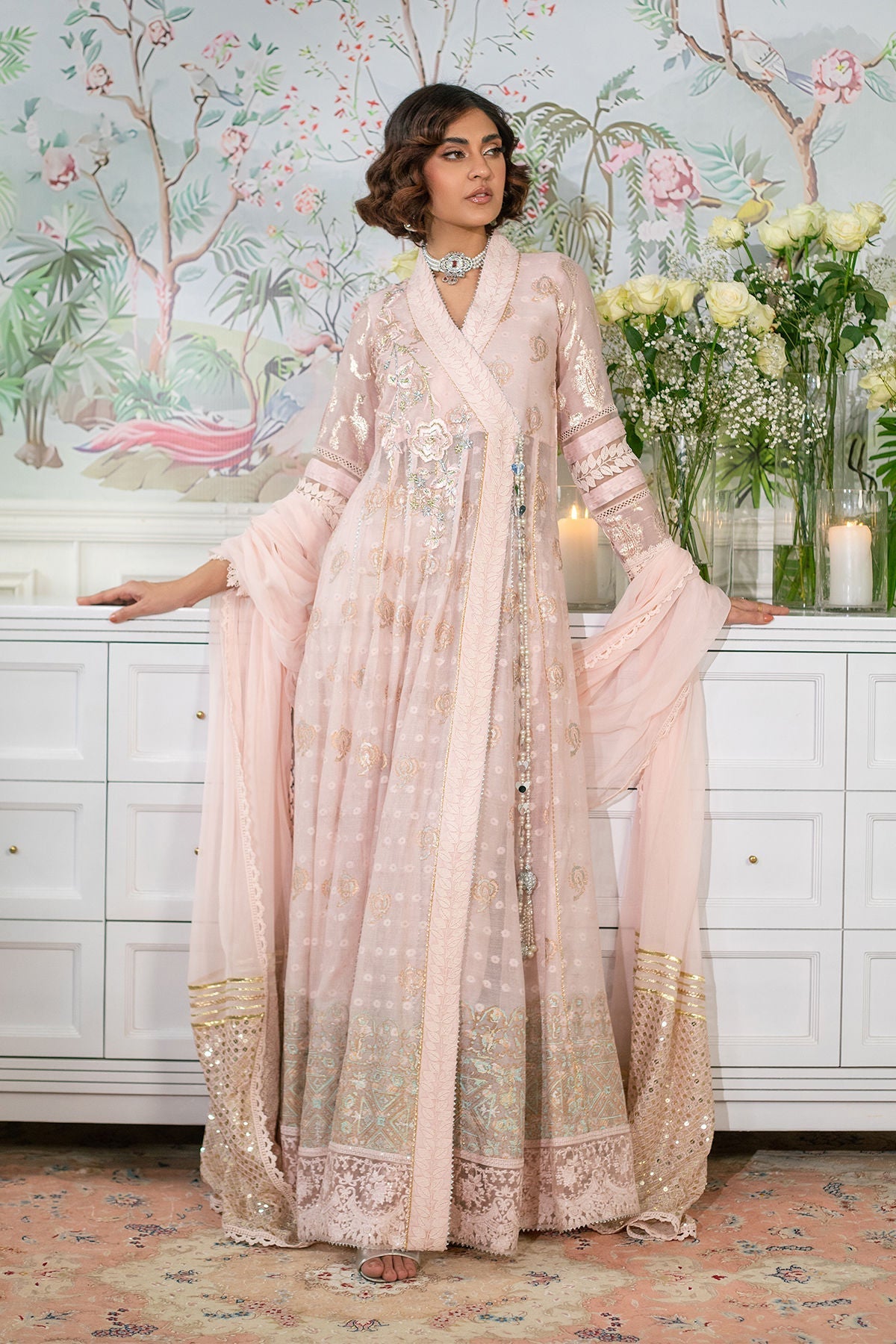 Annus Abrar | Sehr Eid Luxe | Nadi Blush - House Of Hania