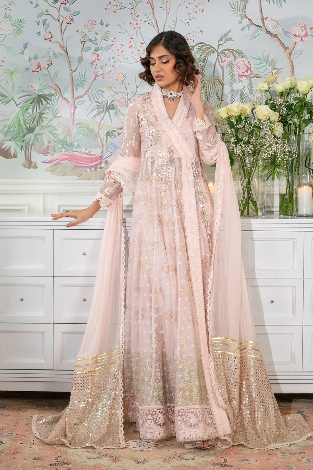 Annus Abrar | Sehr Eid Luxe | Nadi Blush - House Of Hania