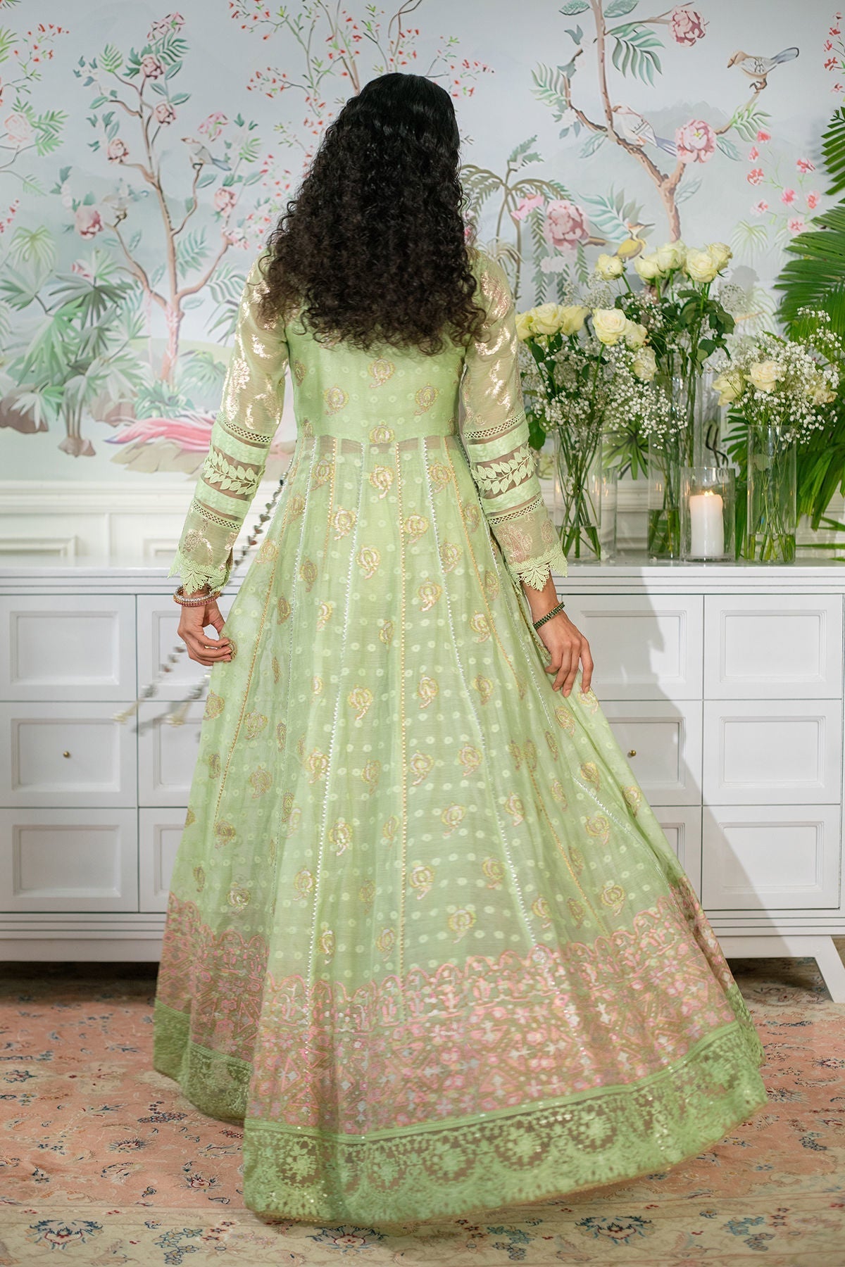 Annus Abrar | Sehr Eid Luxe | Nadi Mint - House Of Hania