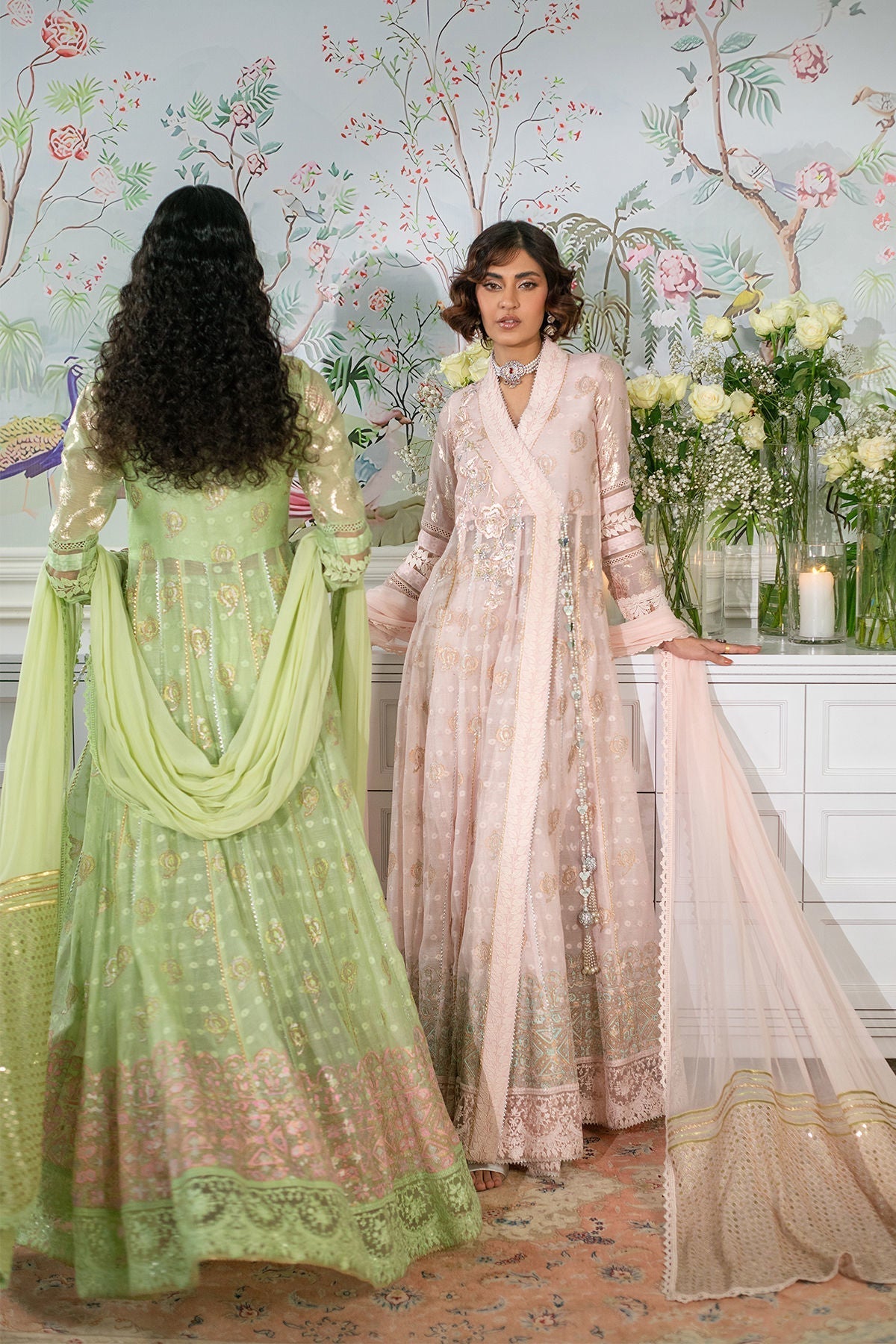 Annus Abrar | Sehr Eid Luxe | Nadi Mint - House Of Hania