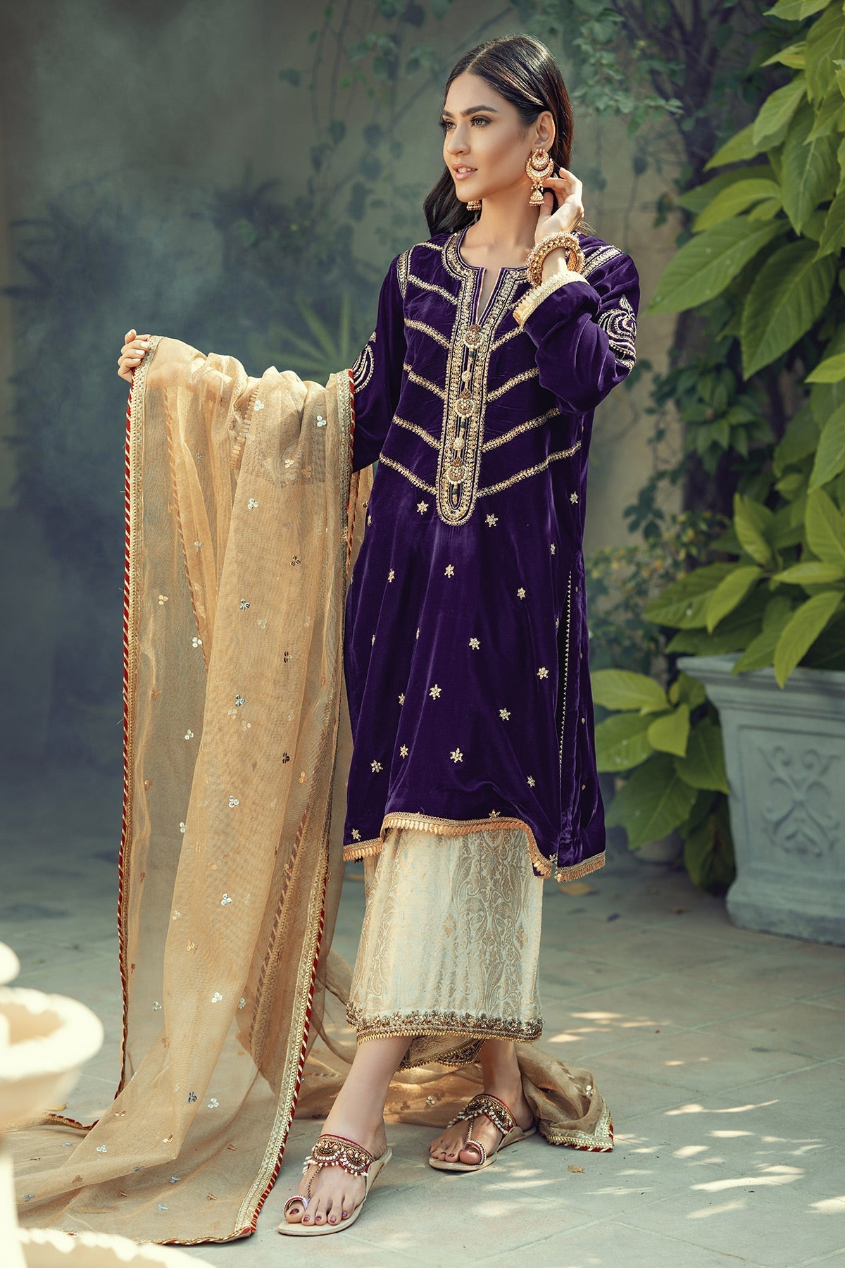 Annus Abrar | Semi Formals | AFSHAN–AMETHYST - House Of Hania