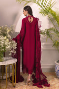 Annus Abrar | Sera Luxury | Ashni - Cranberry - House Of Hania