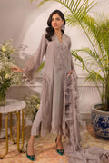 Annus Abrar | Sera Luxury | Ashni - Taupe - House Of Hania