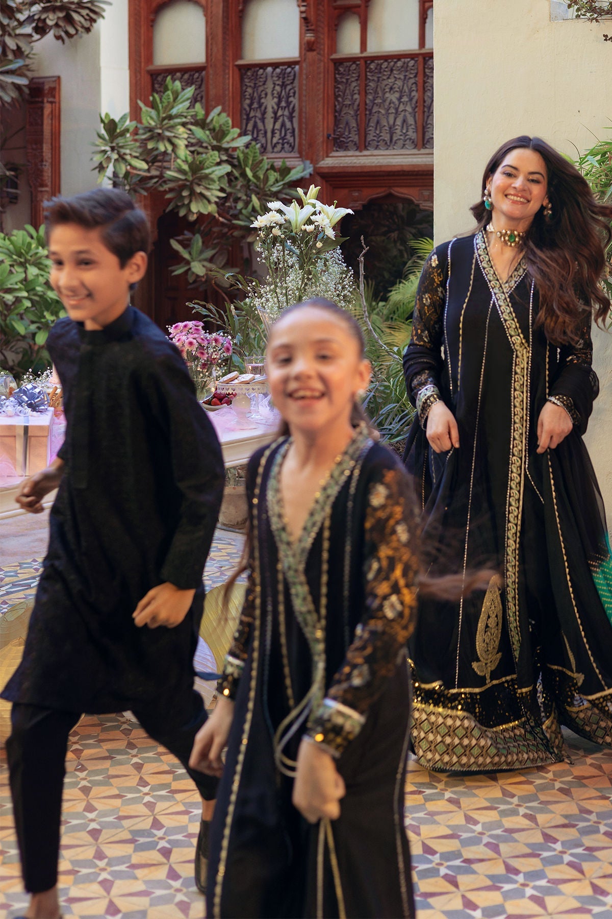 Annus Abrar | The Family Edit 26 | Alela - Shirt , Pants and Dupatta - House Of Hania