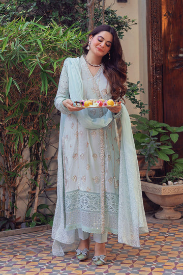 Annus Abrar | The Family Edit 26 | Amora - Shirt, Pants and Dupatta - House Of Hania