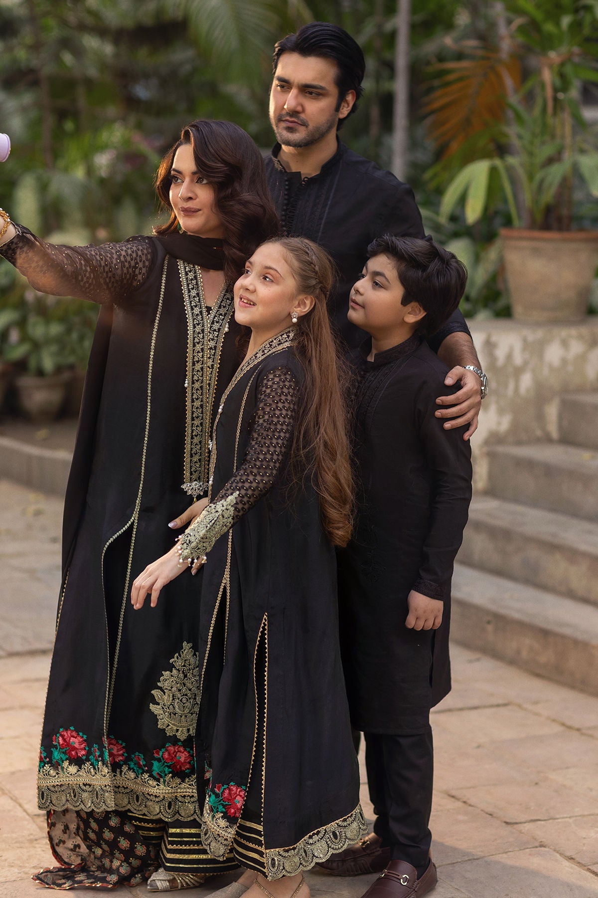 Annus Abrar | The Family Edit 26 | Cylia ( Shirt, Pants And Dupatta) - House Of Hania