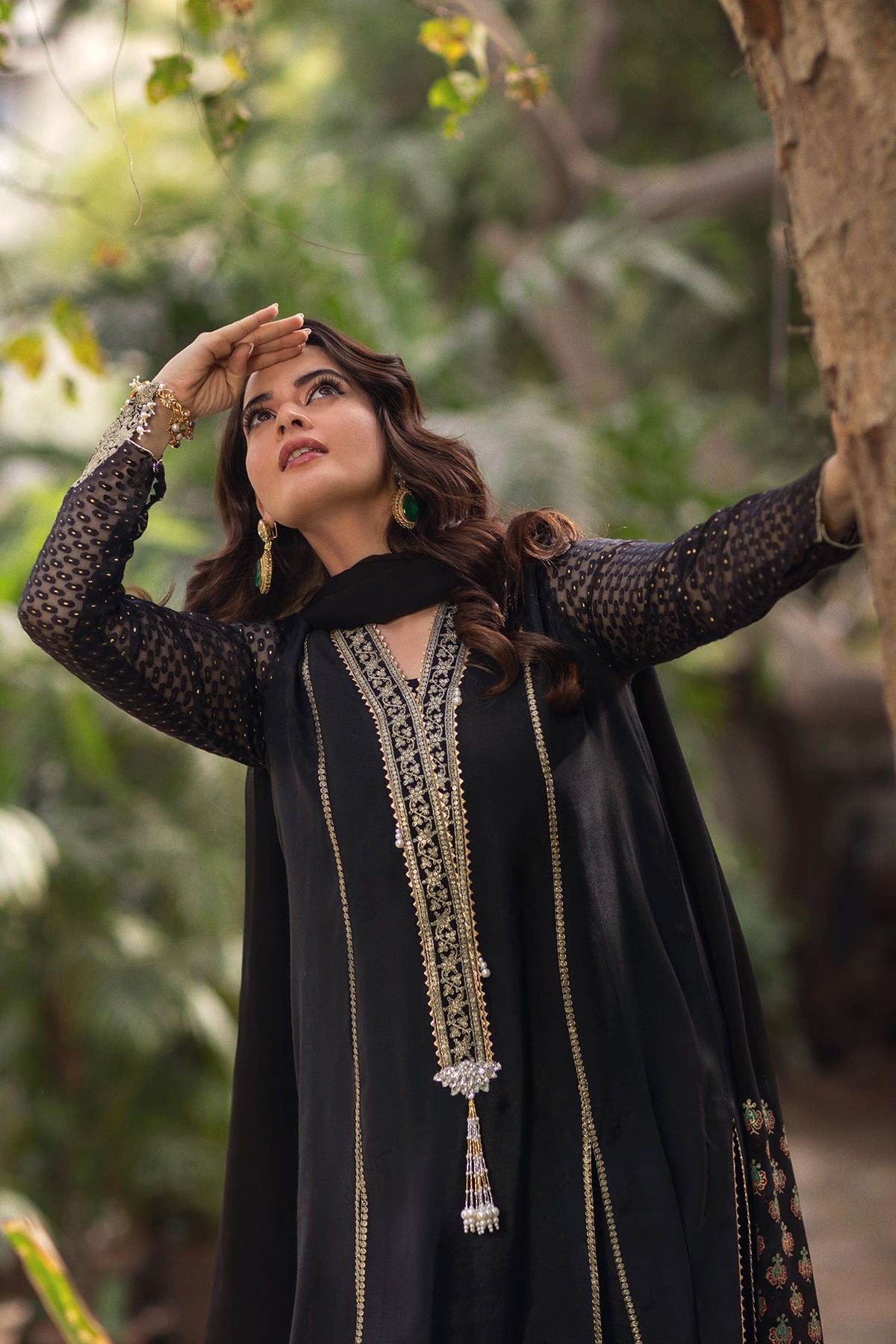 Annus Abrar | The Family Edit 26 | Cylia ( Shirt, Pants And Dupatta) - House Of Hania