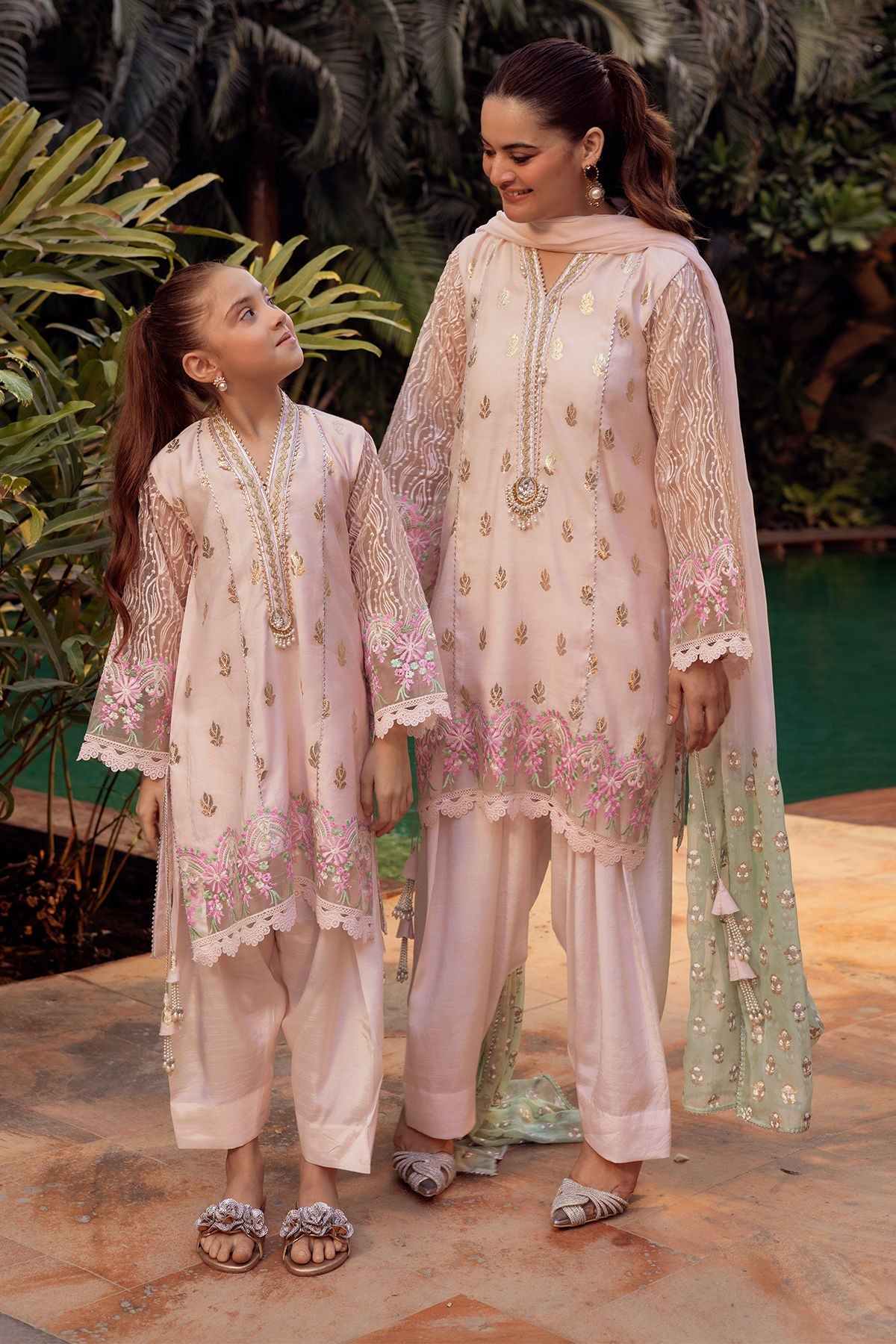 Annus Abrar | The Family Edit 26 | Limara - Shirt, Shalwar and Dupatta - House Of Hania