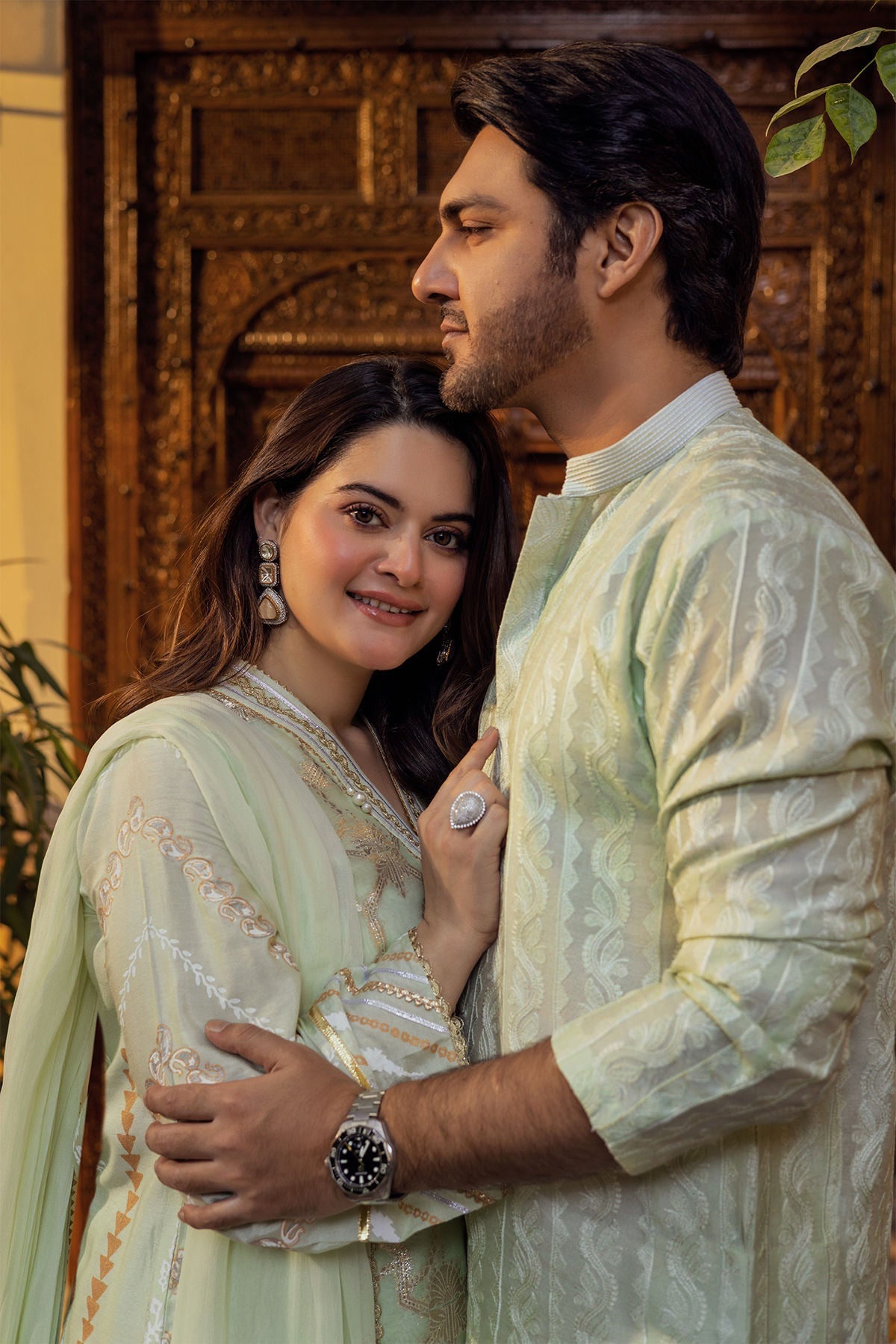 Annus Abrar | The Family Edit 26 | Sera - Shirt, Pants and Dupatta - House Of Hania