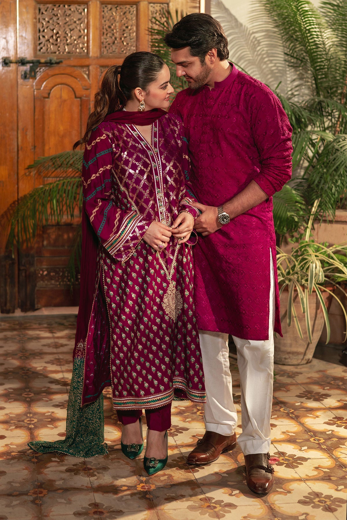 Annus Abrar | The Family Edit 26 | Serena - Shirt, Pants and Dupatta - House Of Hania