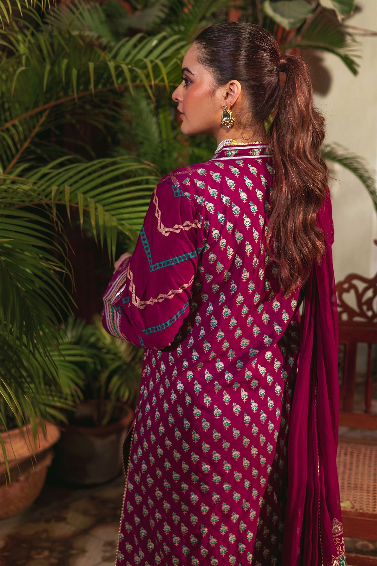 Annus Abrar | The Family Edit 26 | Serena - Shirt, Pants and Dupatta - House Of Hania