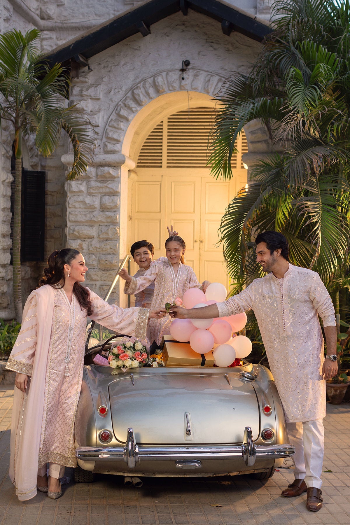 Annus Abrar | The Family Edit 26 | Sirha ( Shirt, Pants And Dupatta) - House Of Hania