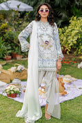 Ansab Jahangir | A Silk Afternoon Luxury Eid Silks 26 | Crema - House Of Hania