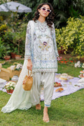 Ansab Jahangir | A Silk Afternoon Luxury Eid Silks 26 | Crema - House Of Hania