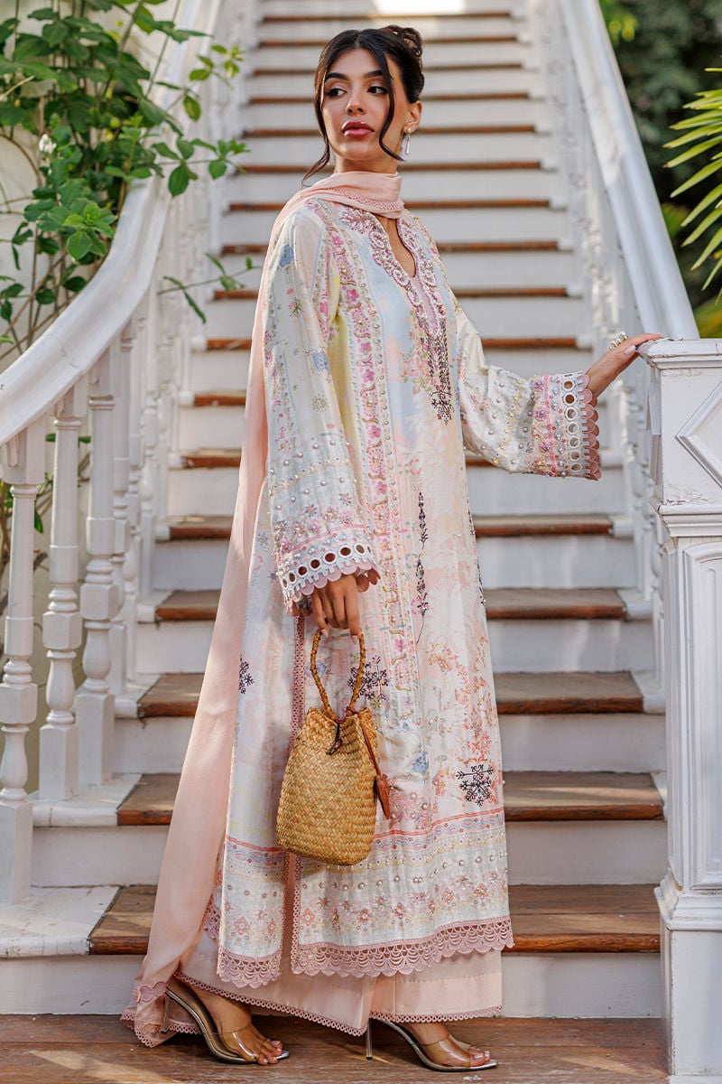 Ansab Jahangir | A Silk Afternoon Luxury Eid Silks 26 | Peonia - House Of Hania