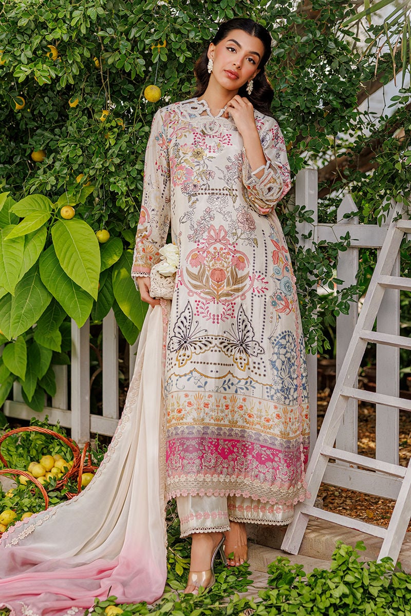 Ansab Jahangir | A Silk Afternoon Luxury Eid Silks 26 | Petaline - House Of Hania