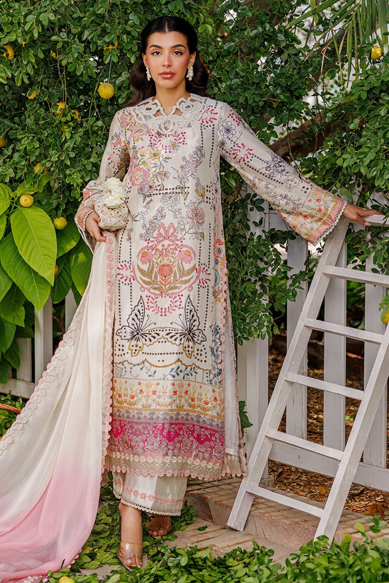 Ansab Jahangir | A Silk Afternoon Luxury Eid Silks 26 | Petaline - House Of Hania