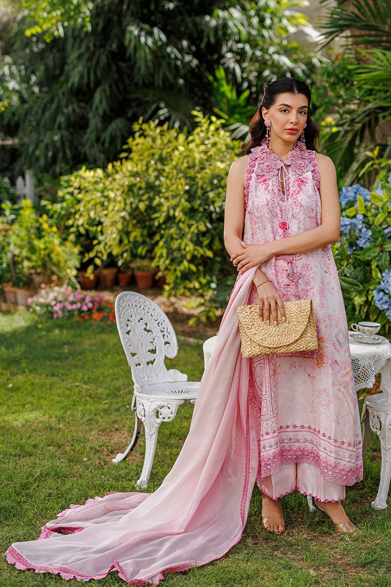 Ansab Jahangir | A Silk Afternoon Luxury Eid Silks 26 | Rosea - House Of Hania