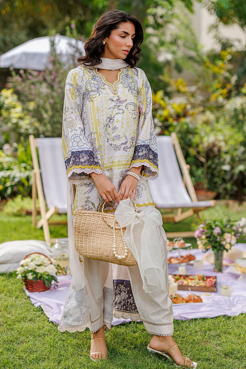 Ansab Jahangir | A Silk Afternoon Luxury Eid Silks 26 | Sunbeam - House Of Hania