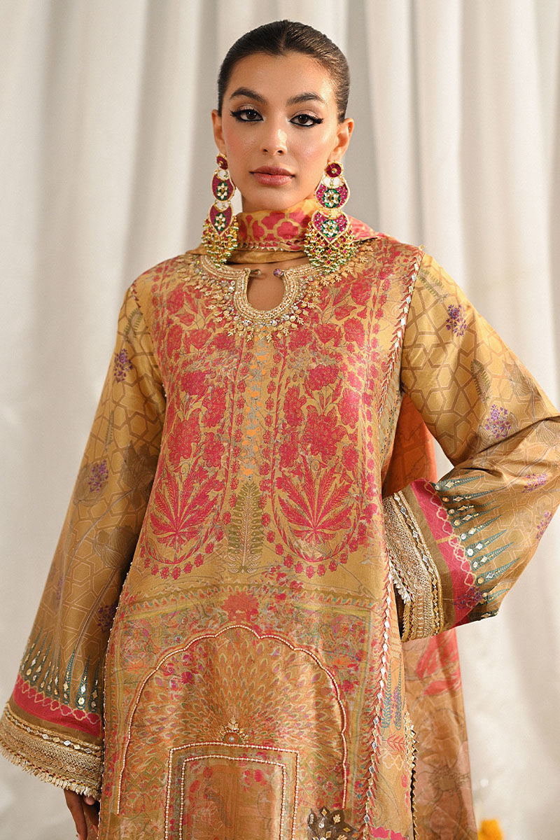 Ansab Jahangir | Digital Silk | Asmara Shirt and Dupatta - House Of Hania
