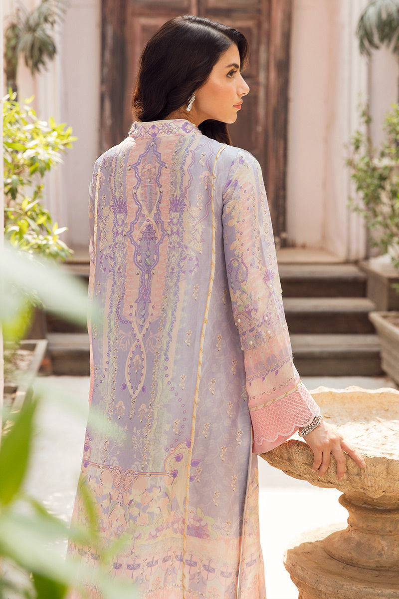 Ansab Jahangir | Digital Silk | Dreamy impression - House Of Hania