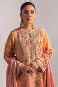 Ansab Jahangir | Digital Silk | Elora Shirt and Dupatta - House Of Hania