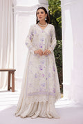 Ansab Jahangir | Digital Silk | Lila Shirt And Dupatta - House Of Hania