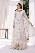Ansab Jahangir | Digital Silk | Lila Shirt And Dupatta - House Of Hania