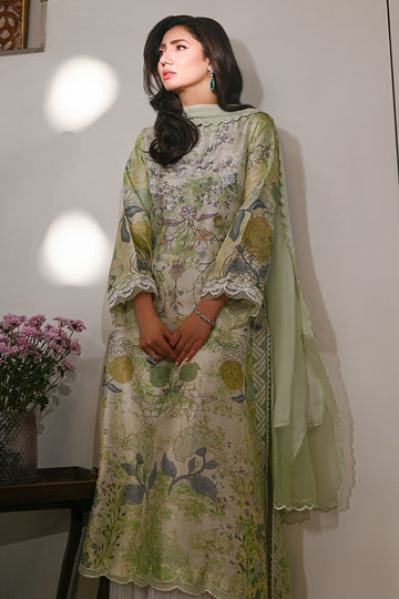 Ansab Jahangir | Digital Silk | Lyra Shirt and Dupatta - House Of Hania