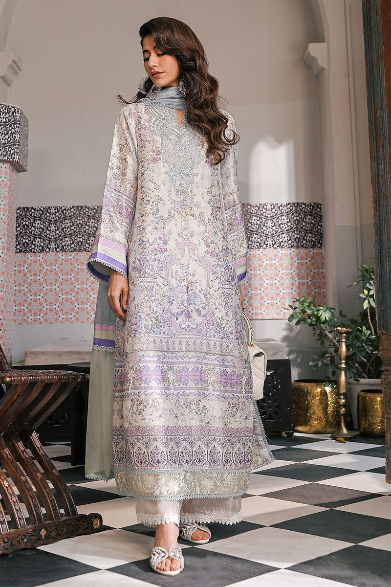 Ansab Jahangir | Digital Silk | Yelena Shirt and Dupatta - House Of Hania