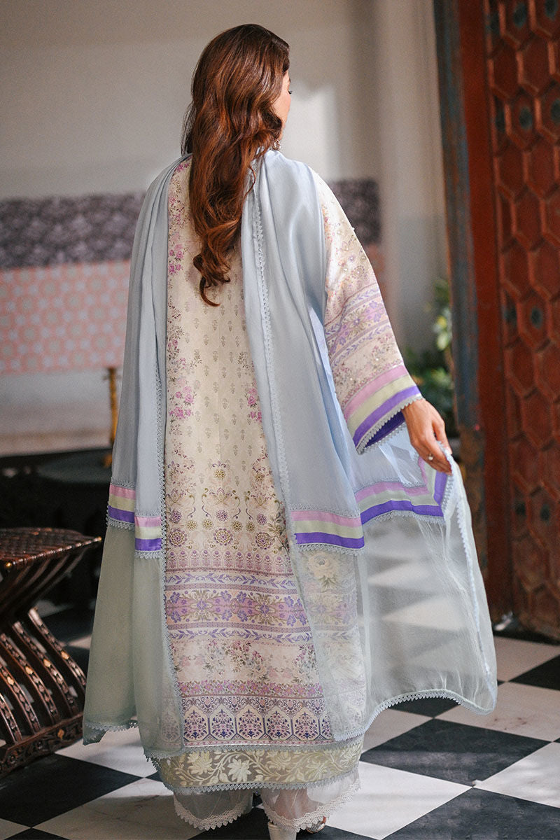Ansab Jahangir | Digital Silk | Yelena Shirt and Dupatta - House Of Hania
