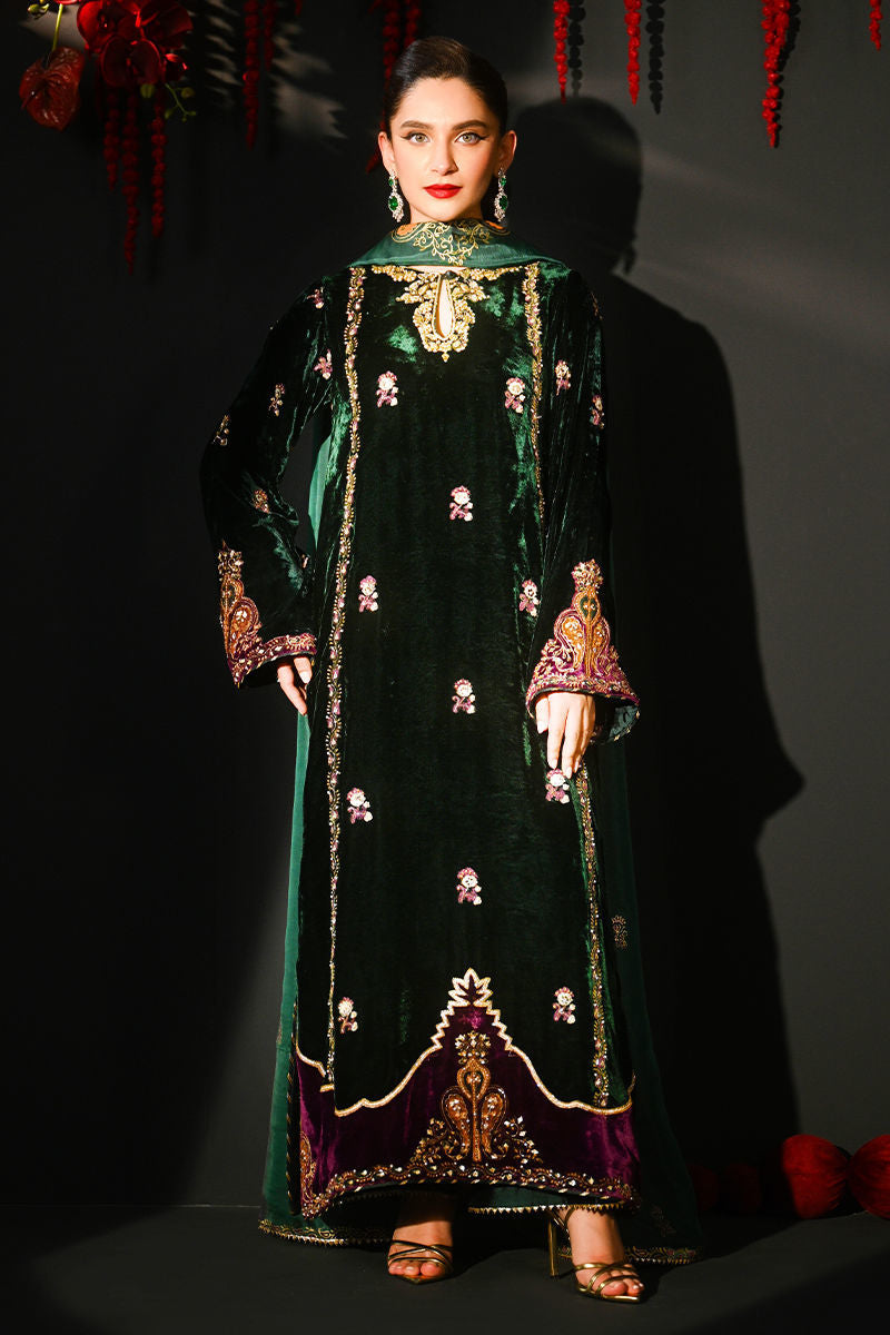 Ansab Jahangir | So Hot Luxury Velvets | Mirha - House Of Hania