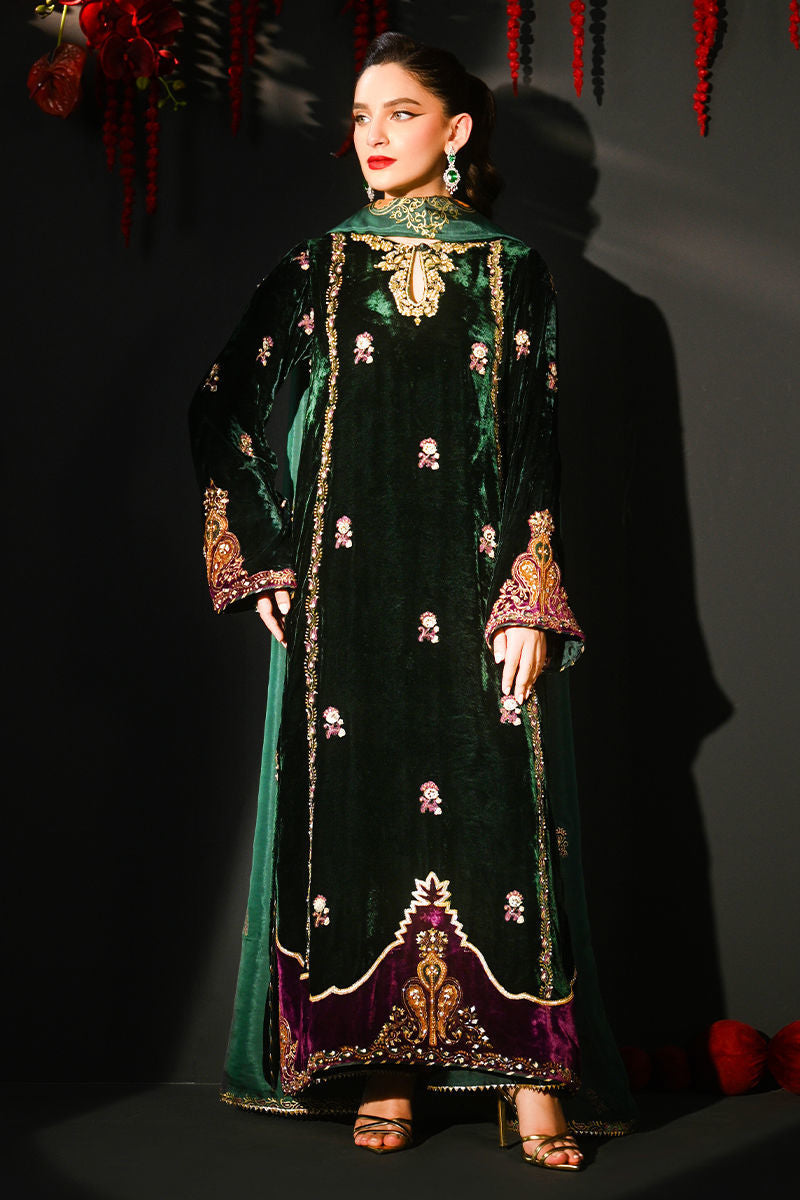 Ansab Jahangir | So Hot Luxury Velvets | Mirha - House Of Hania