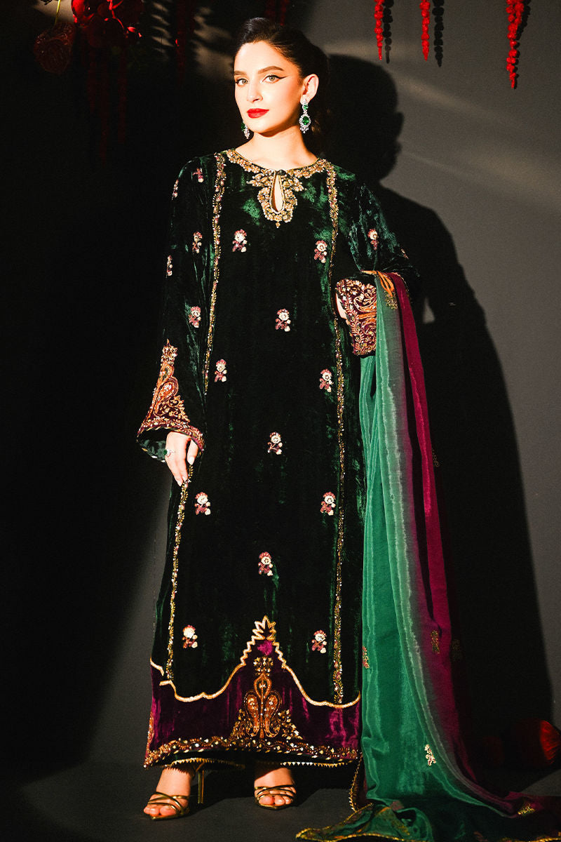 Ansab Jahangir | So Hot Luxury Velvets | Mirha - House Of Hania